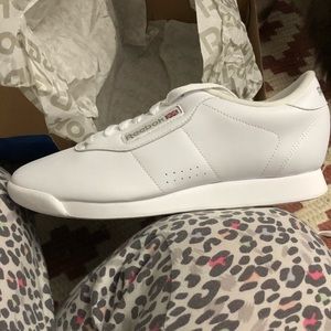 Brand New White Reebok Sneakers